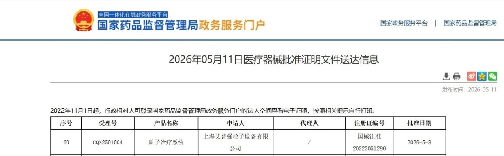 Tigermed-Jyton Supports Approval of China's First 360-Degree Rotational Proton Therapy System